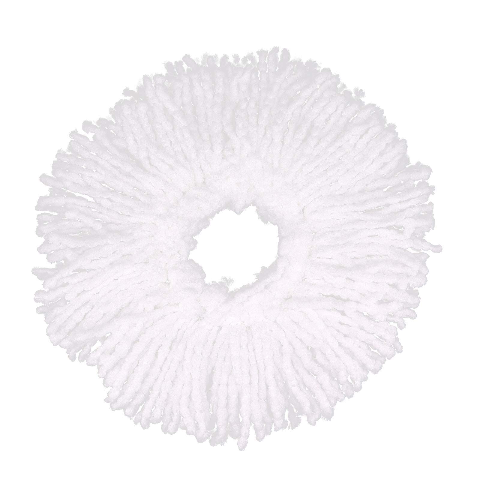 4Pcs Disc Mop Testina Sostitutiva, Testa Rotante di Ricambio per Mocio Mop Testina Sostitutiva in Microfibra Ricambio Spazzolone Rotondo (Diametro 16CM)
