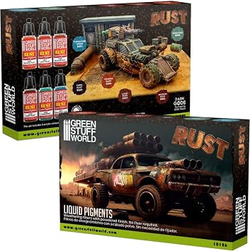 Green Stuff World: Liquid Pigments Set - Rust