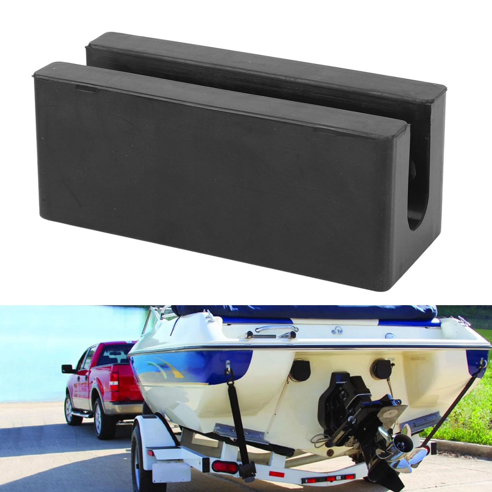 Transom Saver, Unterstützung für Schlauchbootmotoren, Verhindert Schäden, Sicheres Kippsystem für Außenbordmotoren mit Hydraulischen Kippsystemen, Passend für VMAX-SHO 1-Block