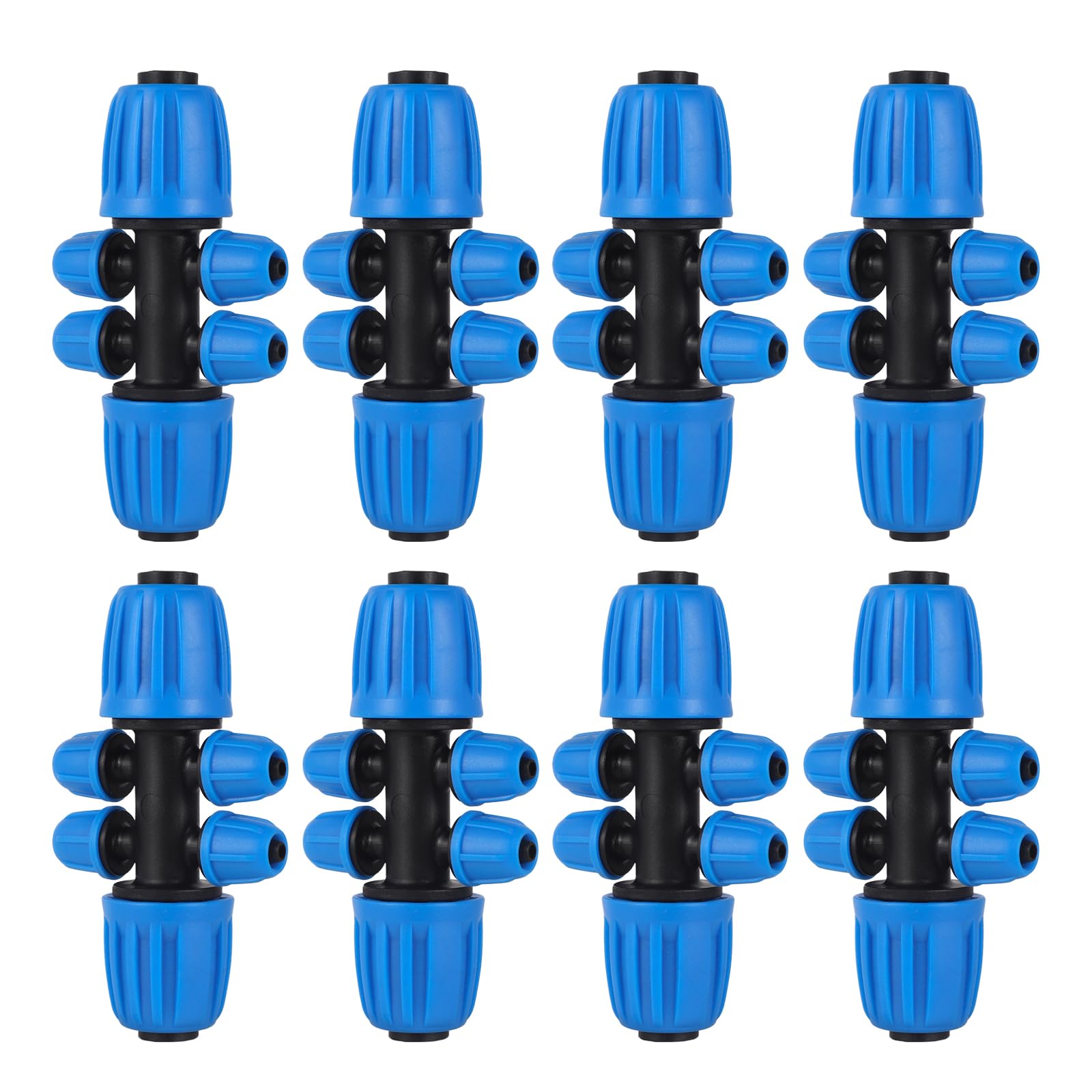10 Pcs 1/2 to 1/4 inch Garden Hose Tubing Irrigation Fittings