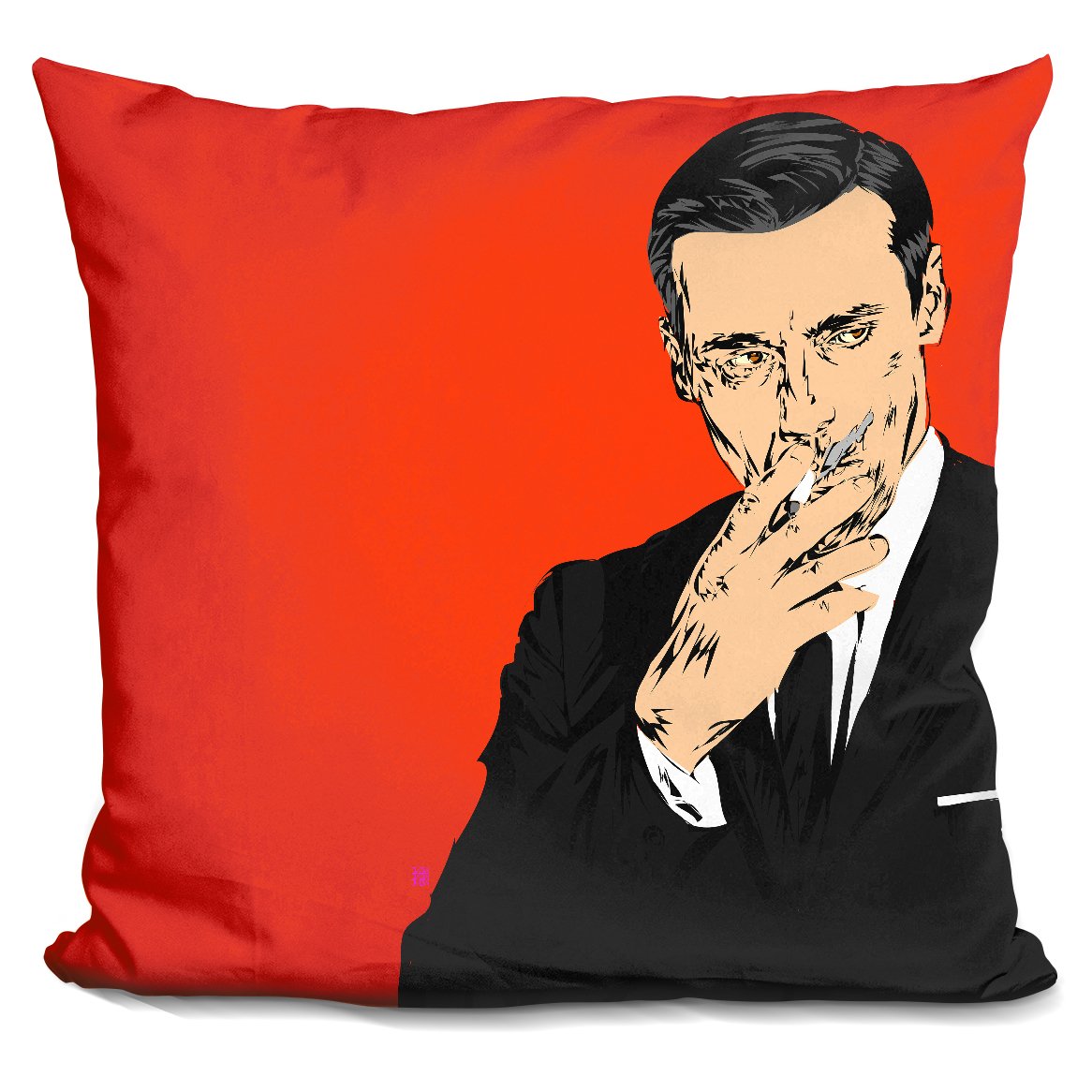 LiLiPi Don Drapper Decorative Accent Throw Pillow