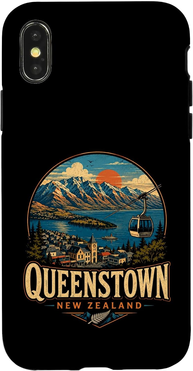 Vintage Queenstown New Zealand Travel Souvenir Landmark Gift Case for iPhone 11 image 5