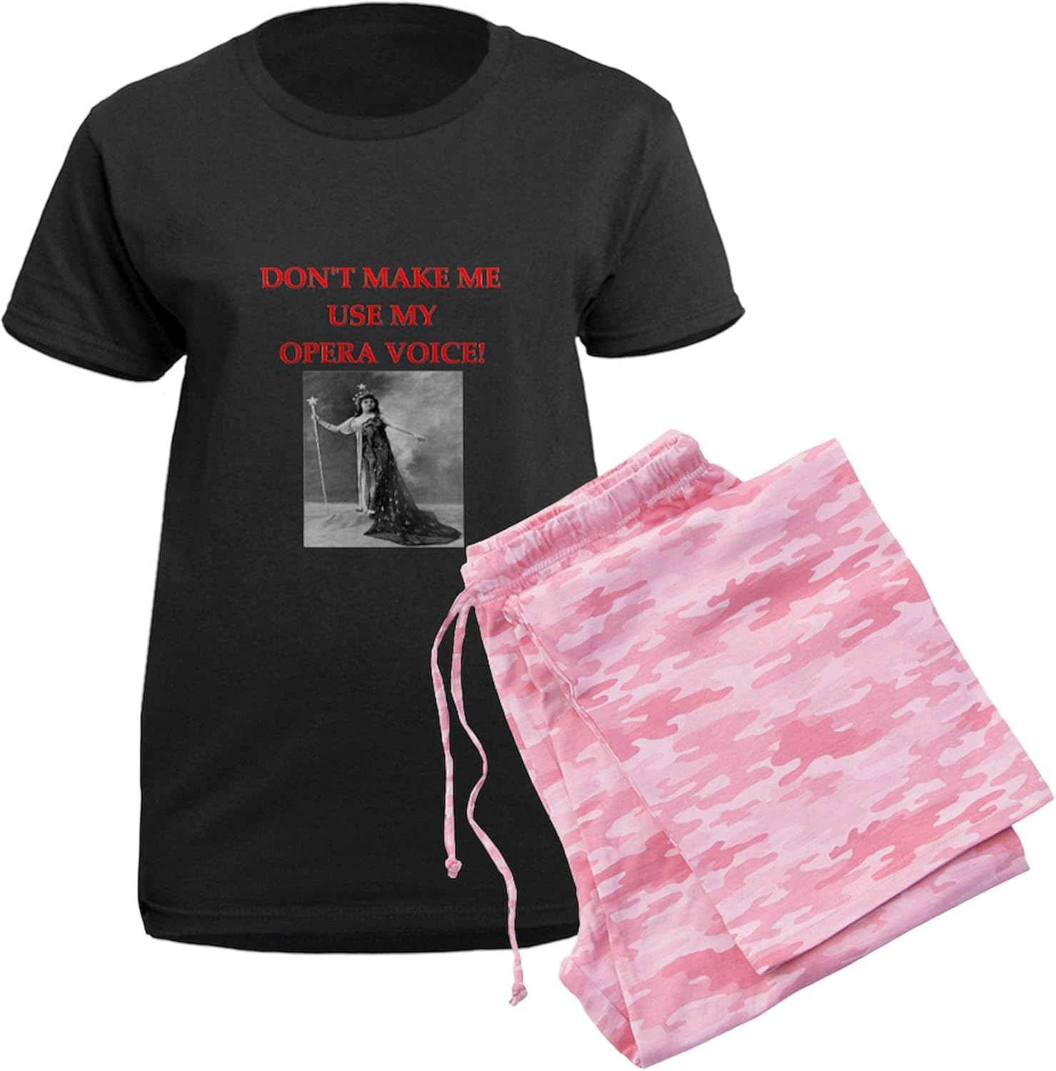 CafePress OPERA Pajamas Womens Novelty PJ Sleepwear