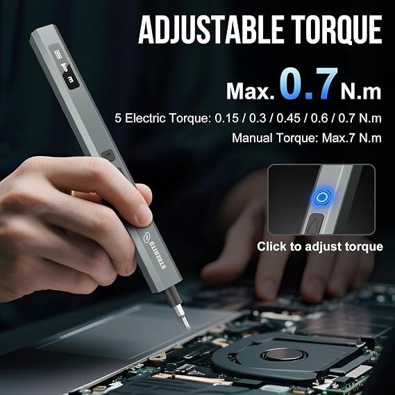 STREBITO 144-Piece Upgraded Electric Screwdriver