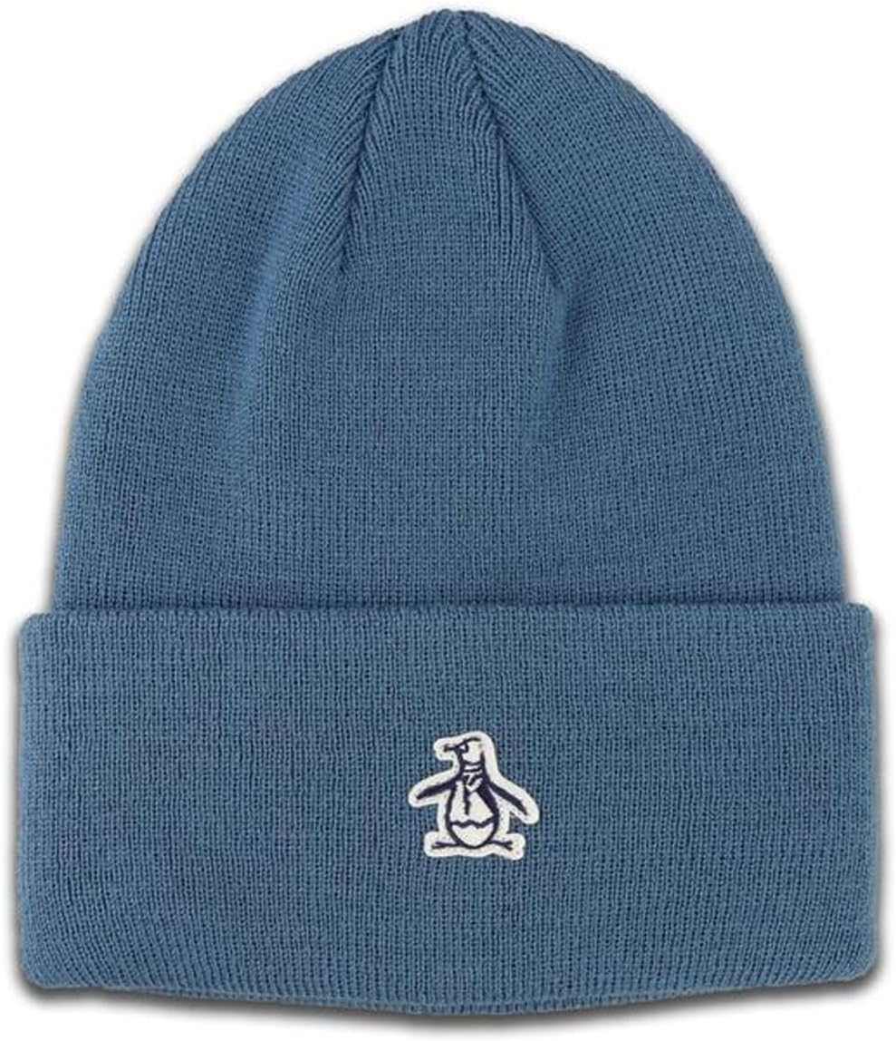 Original Penguin Adult Unisex Logo Cuffed Beanie Knit Hat