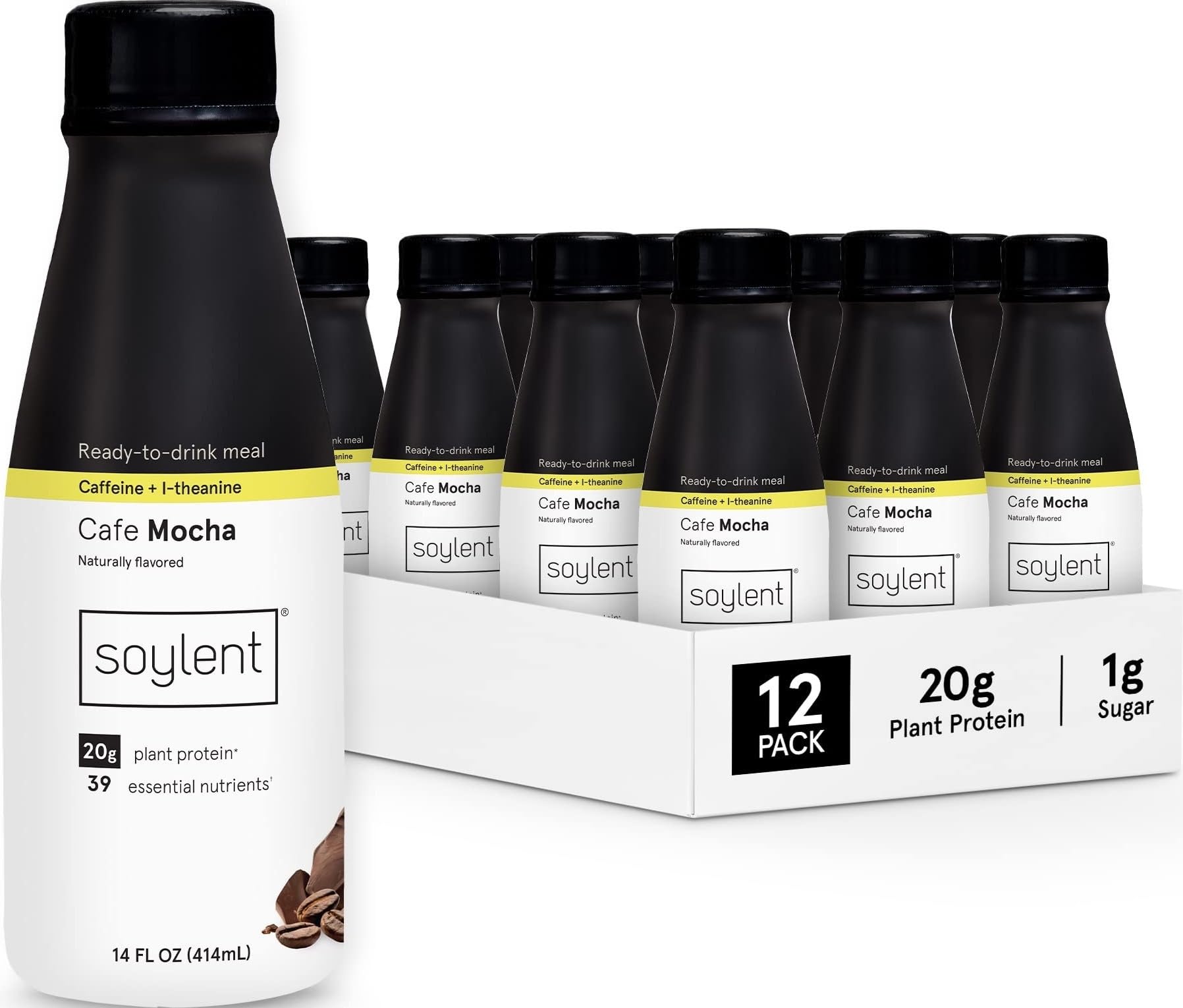 Amazon.com : Soylent Complete Coffee Meal Replacement Shake, Cafe