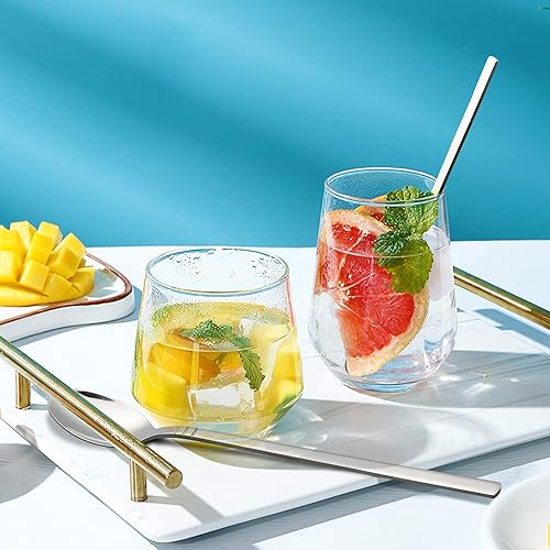 Miniatura 6 de Morcte Cuchara larga de té helado de 12 piezas, cuchara agitadora de mango largo de acero inoxidable