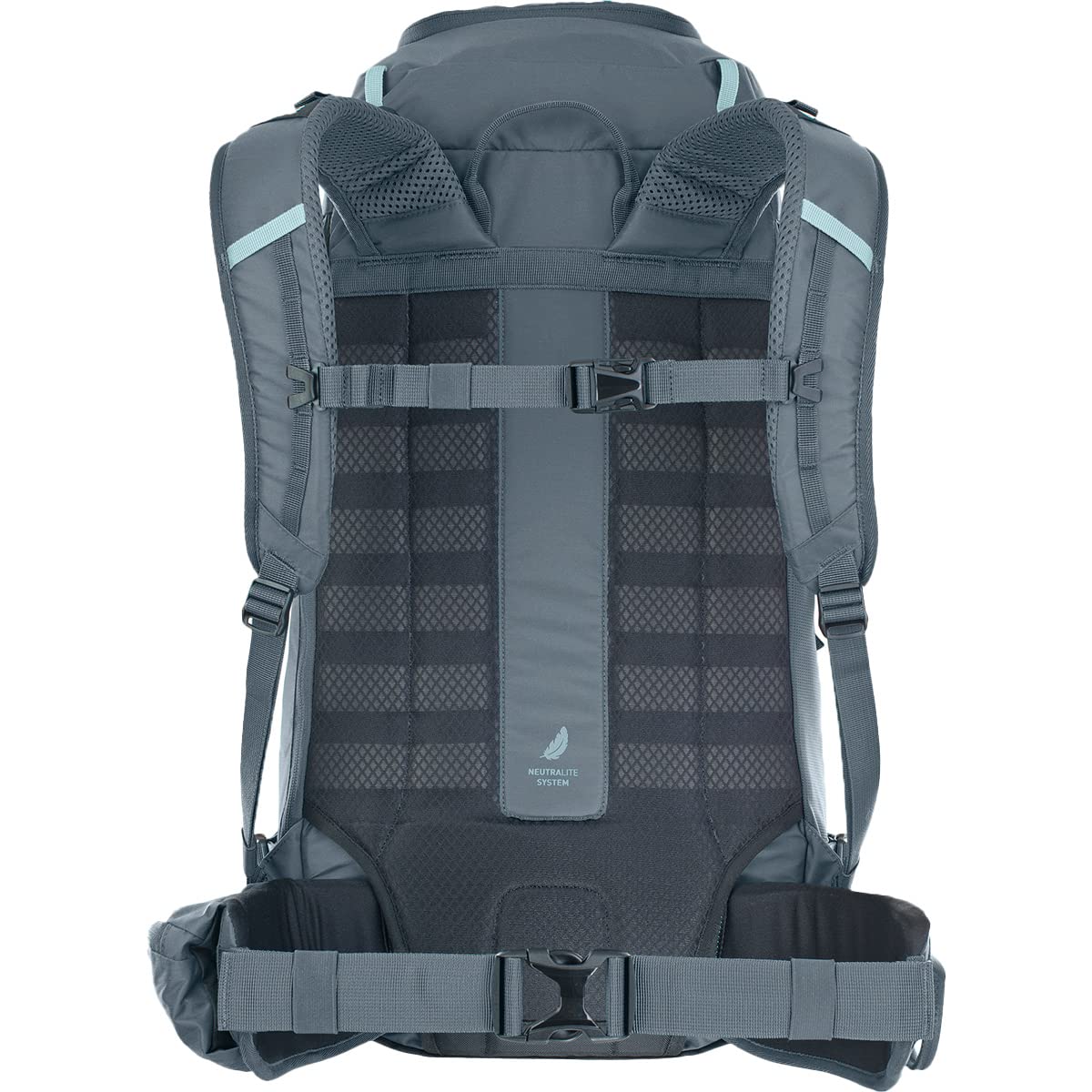 EVOC PATROL 32l Touren Rucksack (komfortables Tragesystem, Lastenverteilung über NEUTRALITE SYSTEM, seitlicher Schnellzugriff, Lawinenfach, Befüllung von oben und Seite), Carbon Grau Einheitsgröße