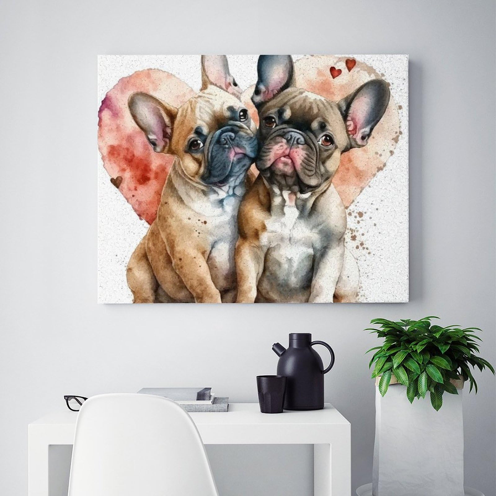 【絵画】犬2匹 楽天市場】※予約販売【draw pet】my pet 油絵絵画《上半身 or 顔