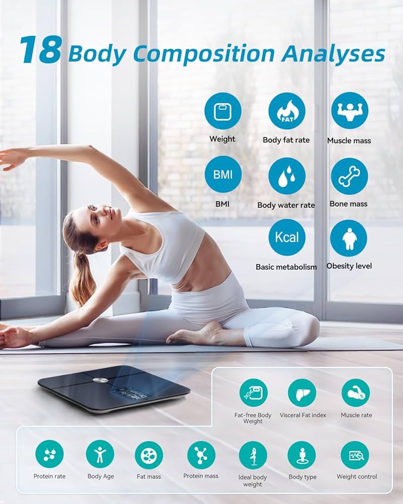 Amazon.com: Lepulse Body Fat Scale, Scale with Bmi, Body Fat