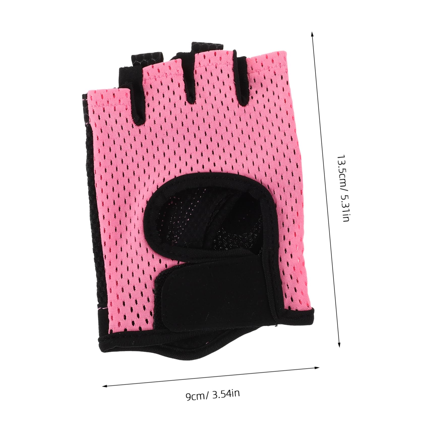 GANAZONO 1 Pair Slip Breathable Cycling Gloves for Men and Women Lightweight Half Finger Workout Gloves for Gym Mountain Biking and Road Cycling Comfortable Fit and Versatile Style