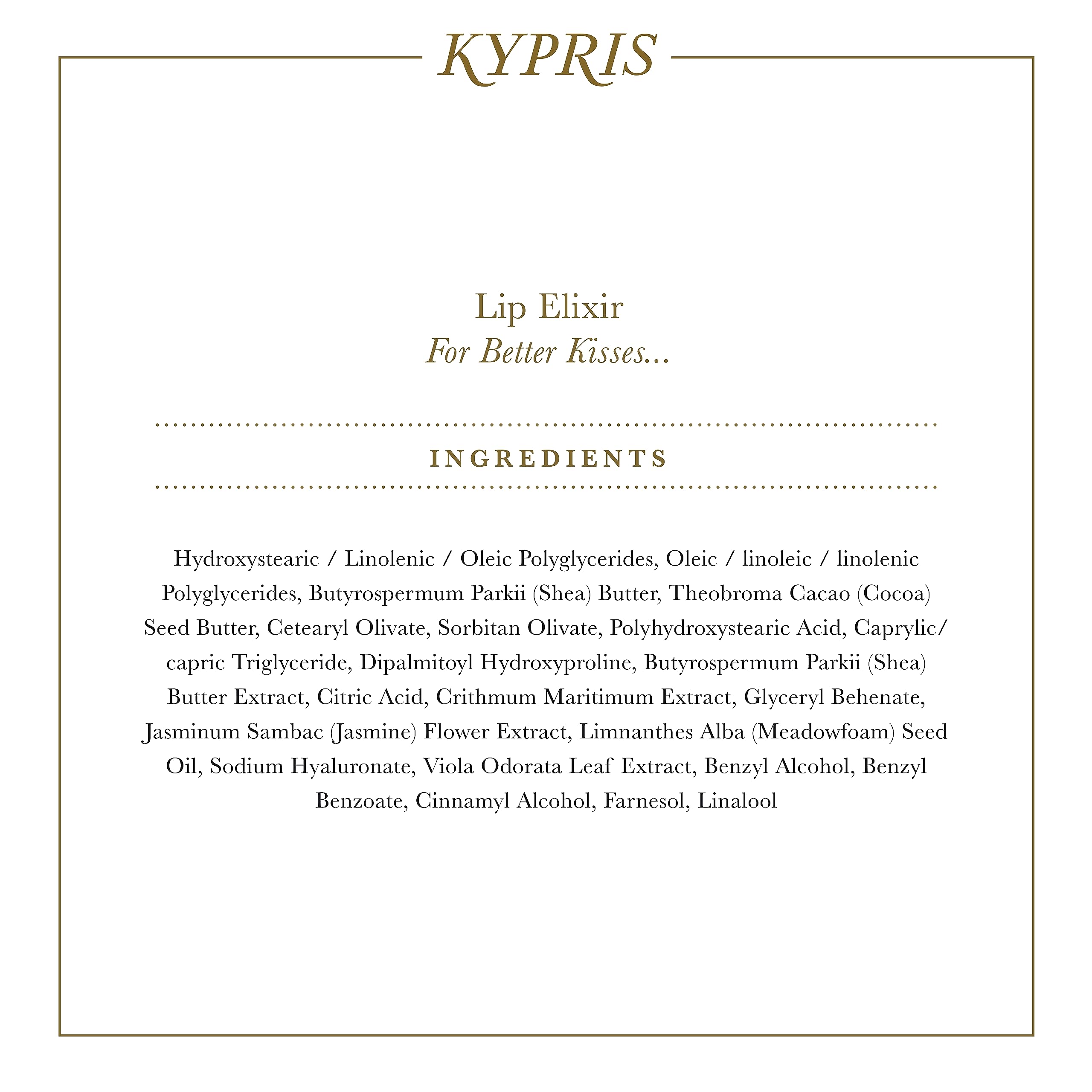 KYPRIS Softening Soothing Hyaluronic Jasmine