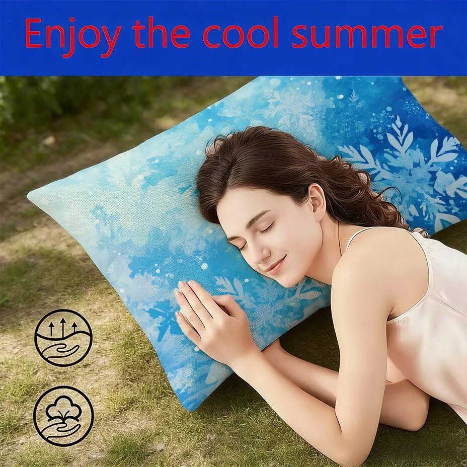Coussin de jardin grand format 60x90 housse extérieure bleu lin
