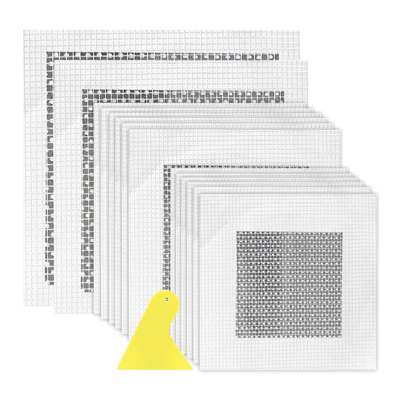 14 Pcs Drywall Repair Kit, 2/4/6/8 Inch Self Adhesive Drywall Patch for Wall and Ceiling Hole Repair
