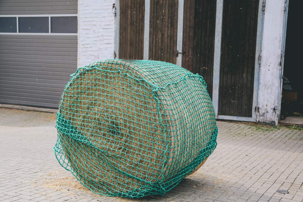 Rundballenheunetz - 1,4m x 1,4m x 1,6m, MW 8,0cm Konege, 5,0mm Kordelstärke, Heunetz