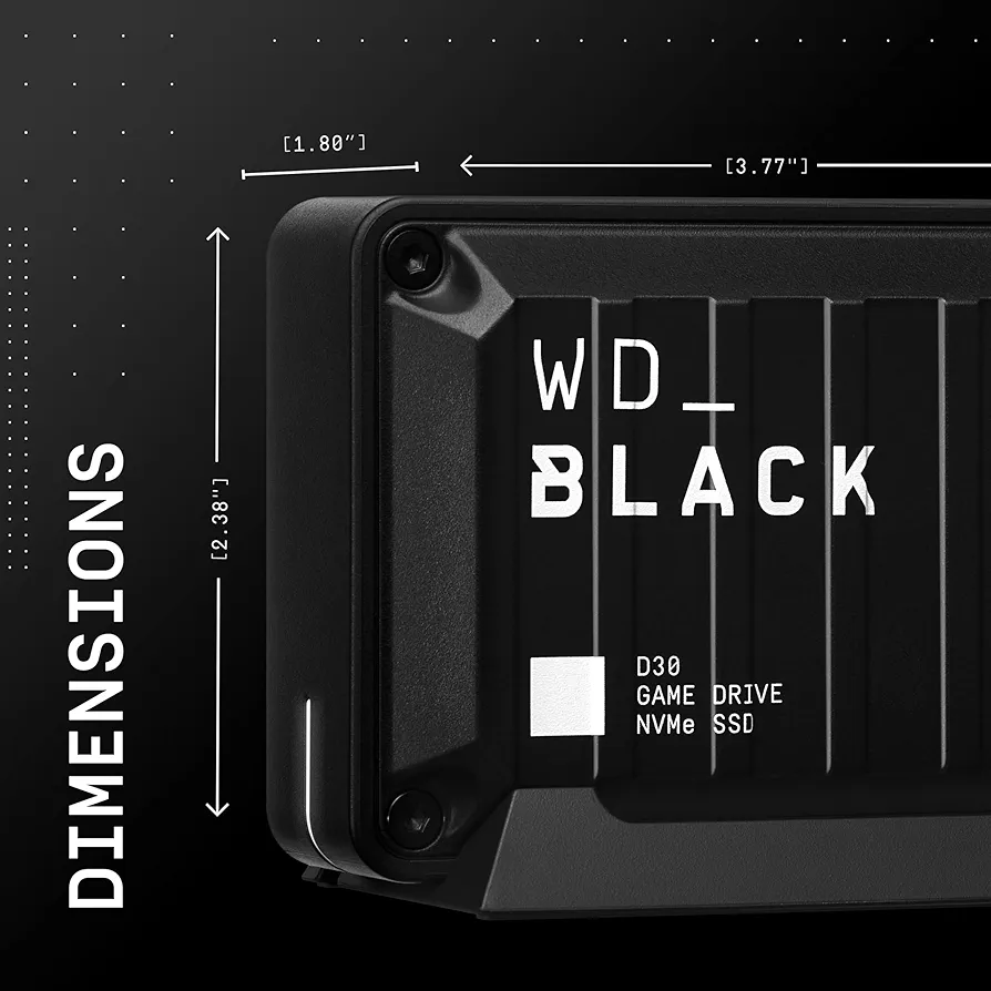 Amazon.com: WD_BLACK 1TB D30 Game Drive SSD- Portable External