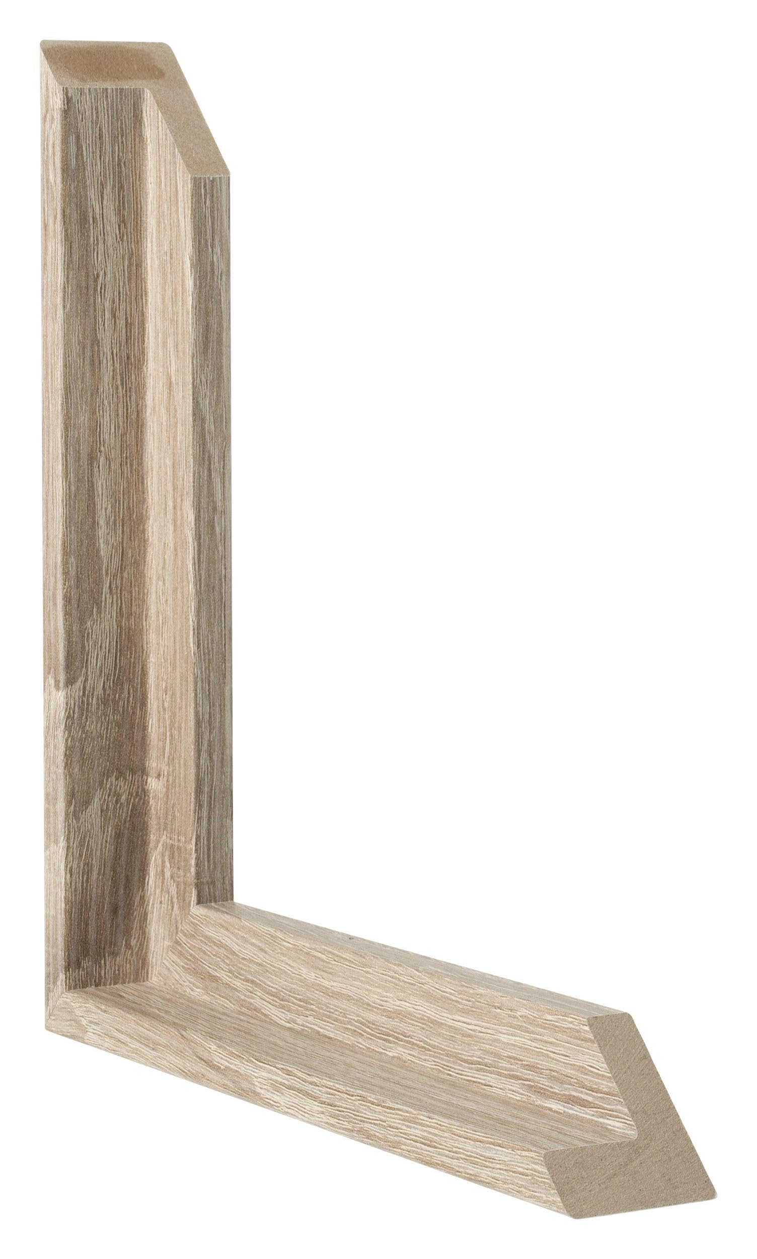 yd. Your Decoration - Cornice a cassetta per tela 40x60 - Rovere - Compatibile con telaio - MDF - Lyon
