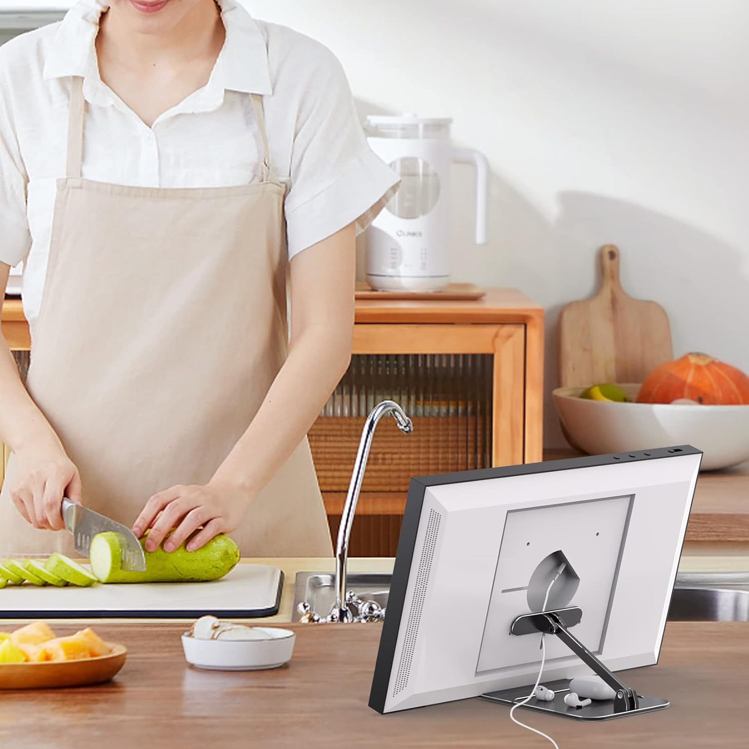 Tilt Stand for Show 15 (1st, 2nd Gen), Ipads/Tablets, Made of Heavy-Duty Aluminum, Device Sit On It Without Mounting (Black)