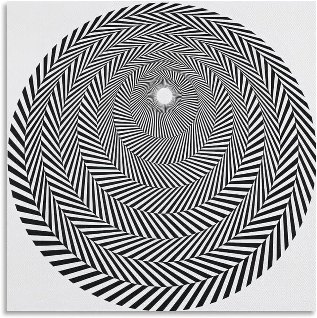 Waeta Rnvzx Bridget Riley Posters Untitled Abstract Painting Bridget Riley Prints Modern Canvas Wall Art For Living Room Decor Pictures 55x55cm No Frame