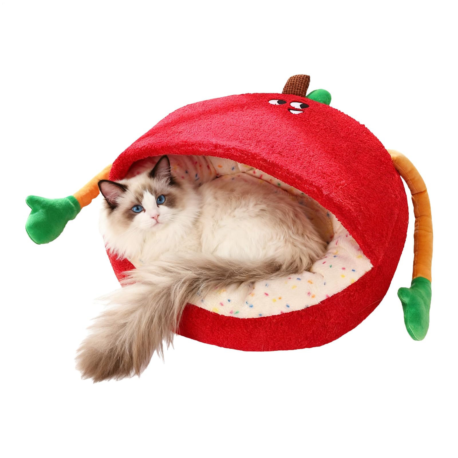 Nid douillet pour maison de chat et panier intérieur pour appartement