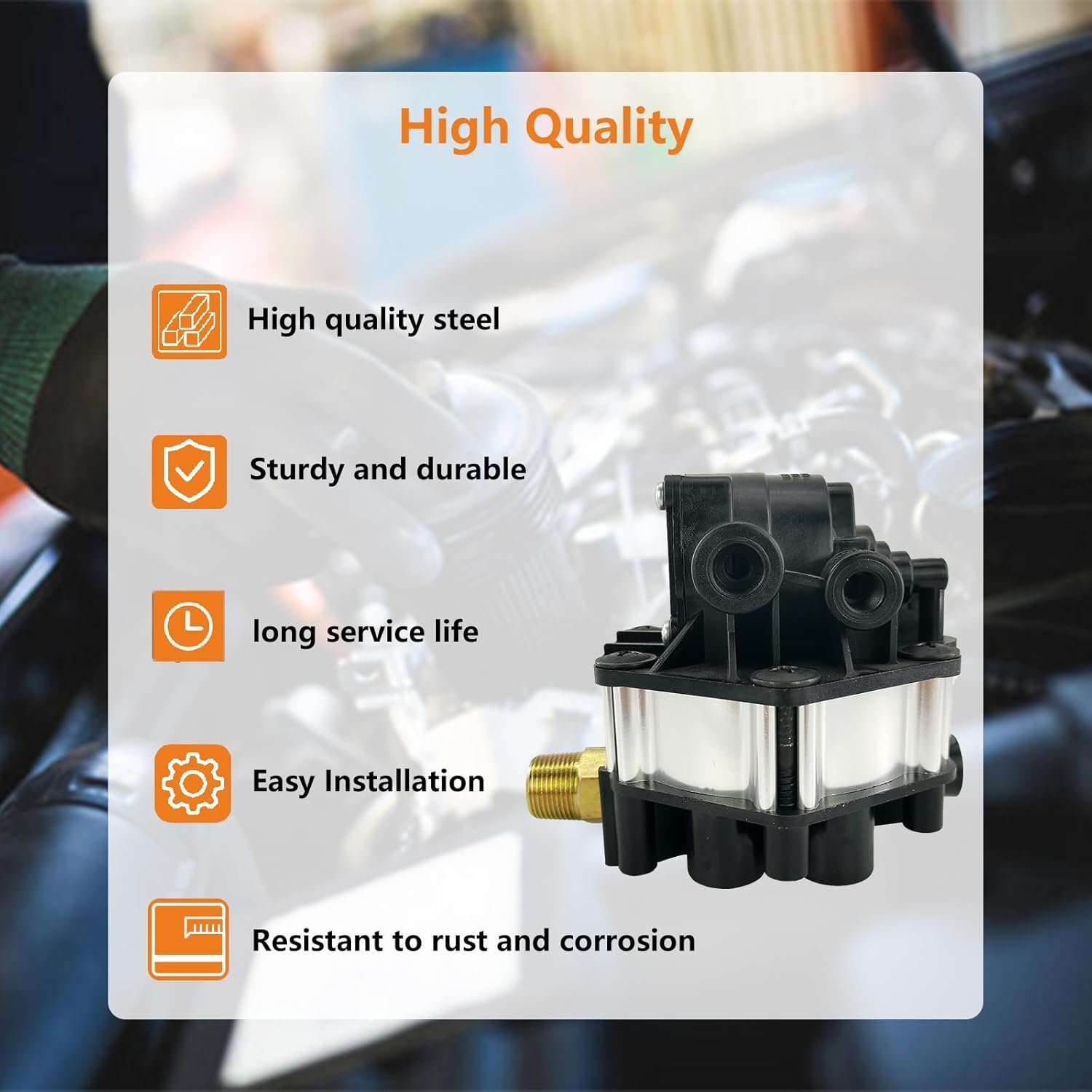 KN28600 FF-2 Full Function Air Brake Trailer Reservoir Valve Fit For Haldex Midland KN28600 KN28600X TRKN28600