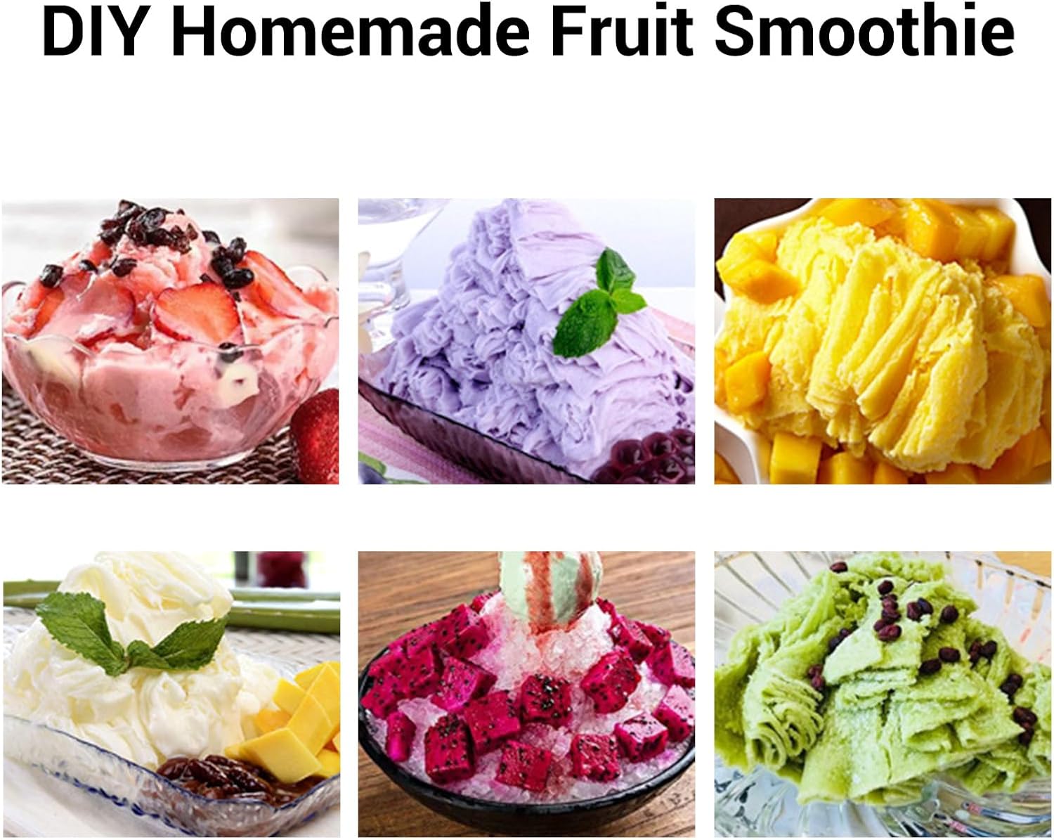 Electric Ice Crusher,2000mAh USB Rechargeable Shaved Ice Machines Snow Cone Machine with 2 Reusable Ice Cups for Cocktail Fruit Smoothies