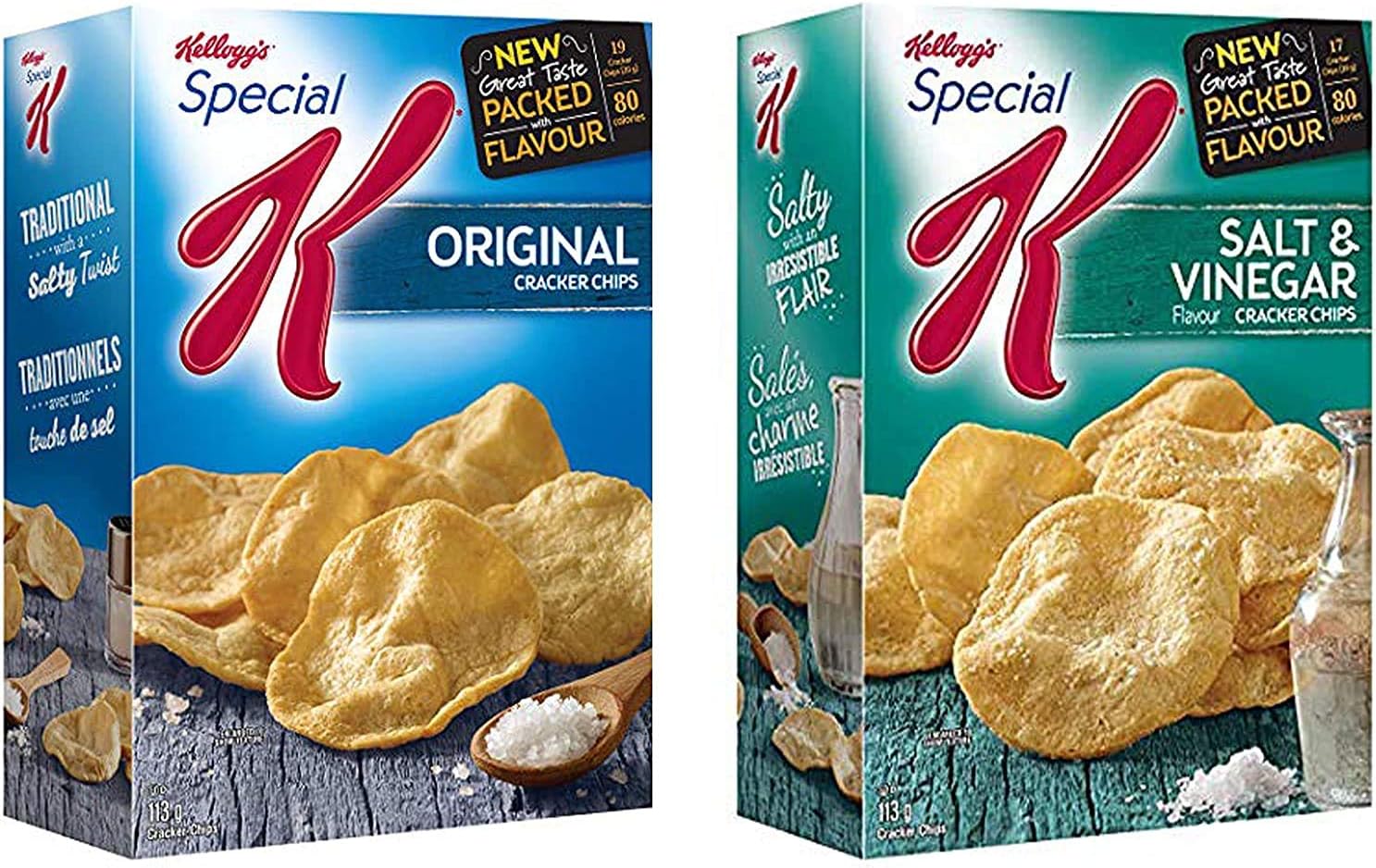 Kellogg's Special K Cracker Chips (Original and Salt and Vinegar) 2-Pack
