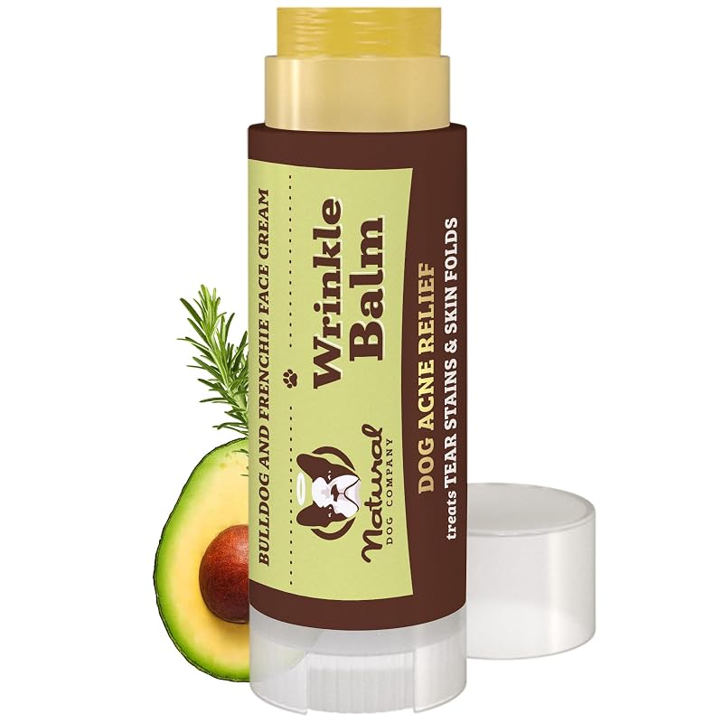 Bálsamo para Dobras e Rugas de Cães Natural Dog Company, Bastão com 4,2 g