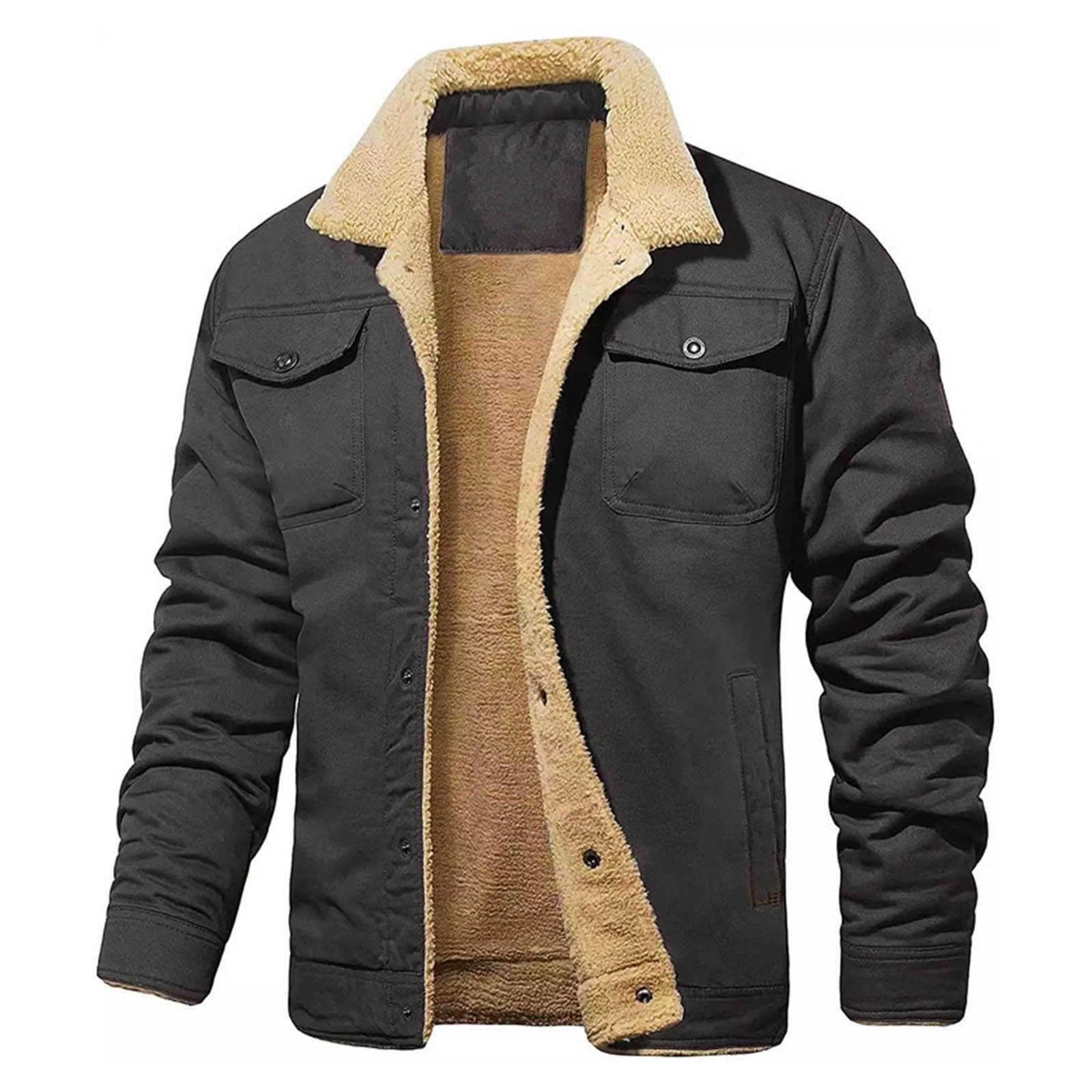 Giacca invernale da uomo, calda, da lavoro, da uomo, casual, da montagna, da uomo, comoda, in softshell, per il tempo libero, da uomo, casual, comoda, da uomo, taglie S-XXL