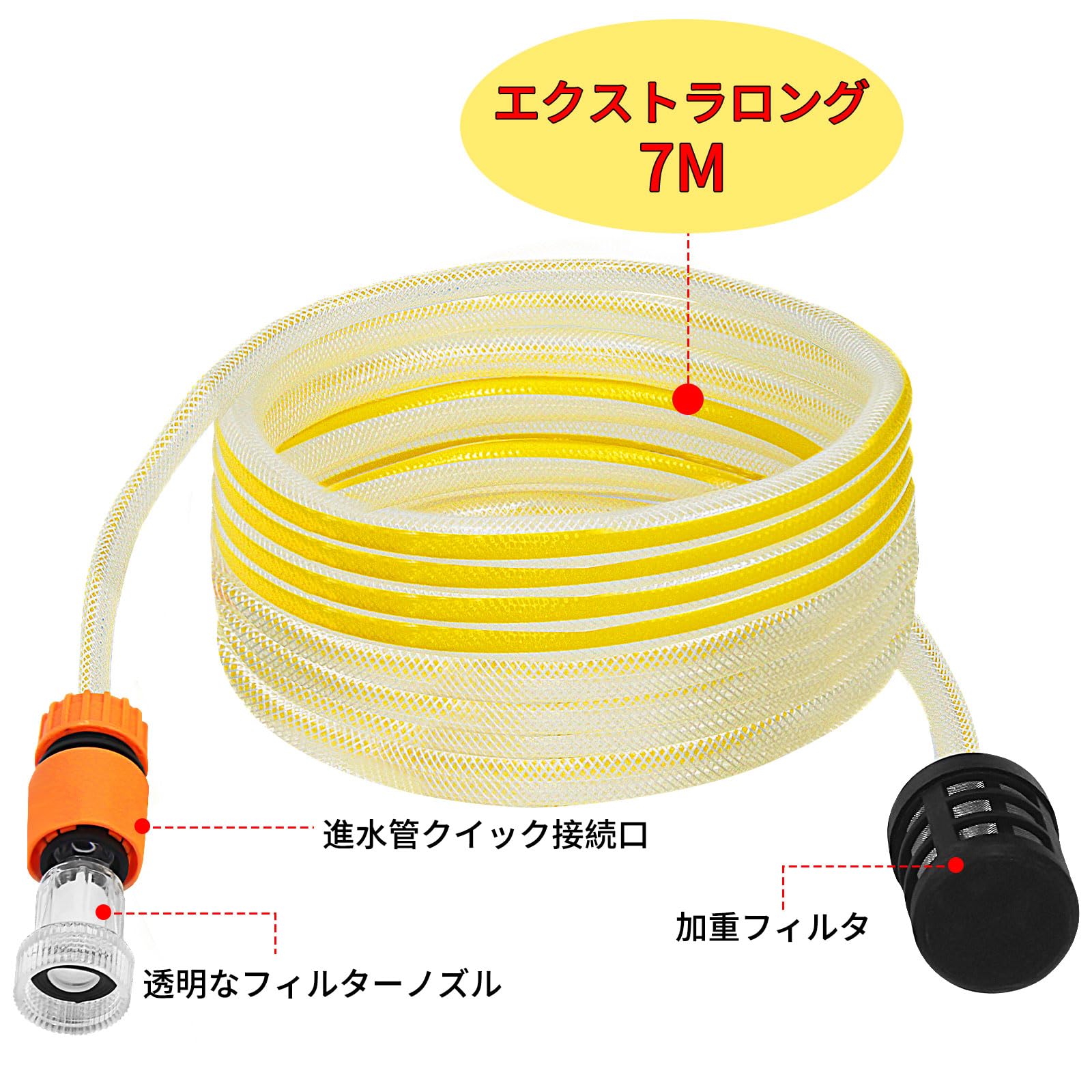 Amazon | ZYLKEKL 高圧洗浄機用アクセサリ 高圧洗浄機用水道ホース三
