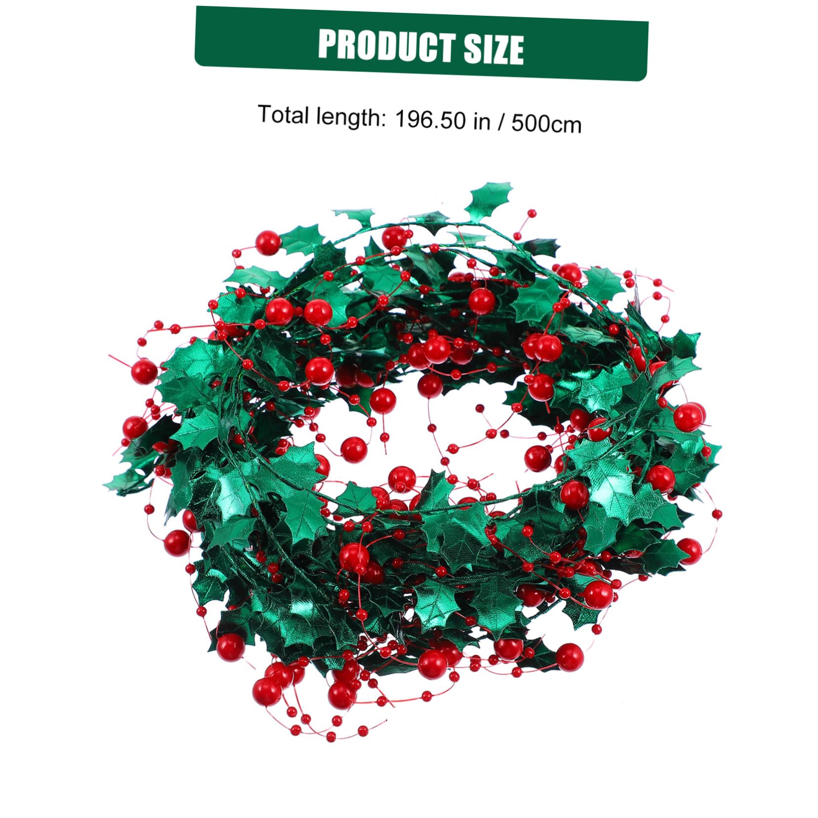 PRETYZOOM 1Roll Christmas Tinsel Wire Garland Decoration for Holiday Parties Metallic Wire Tinsel for Festive Decor and Home Christmas Decorations