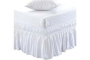 MEILA Bed Trim Queen Size Elastic Dust Ruffle