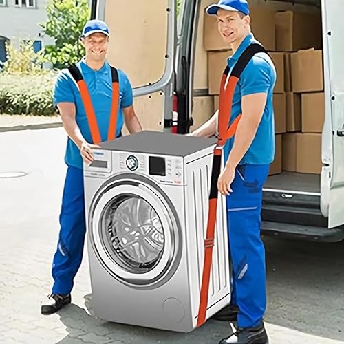 Correas móviles ajustables, correas de elevación móviles para 2 vehículos, sistema de elevación de hombros para mover muebles, electrodomésticos,