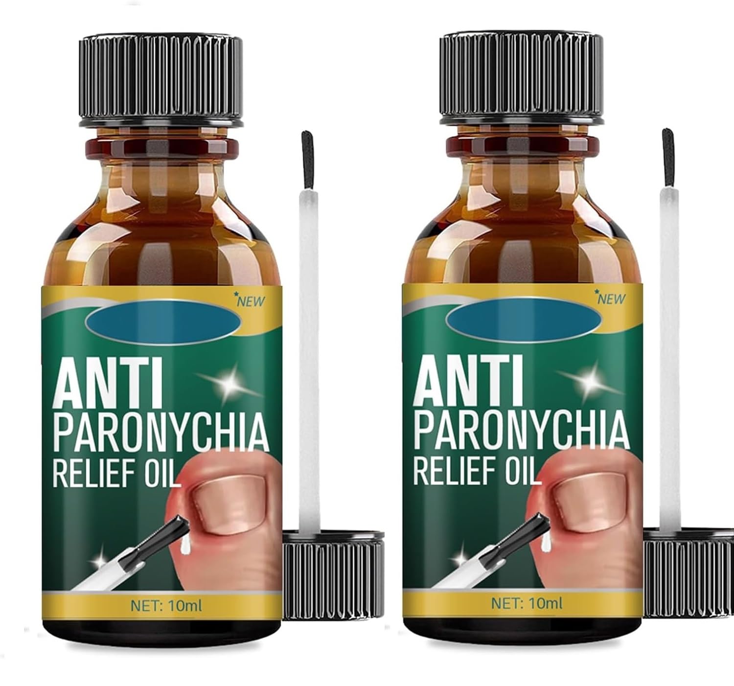 Anti Paronychia Relief Cuticle Care Oil 10ml with Brush Applicator, Pack 2-image-29