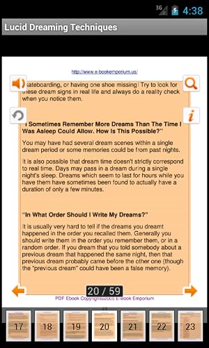 Inspirational book - Lucid Dreaming Techniques – vue 5