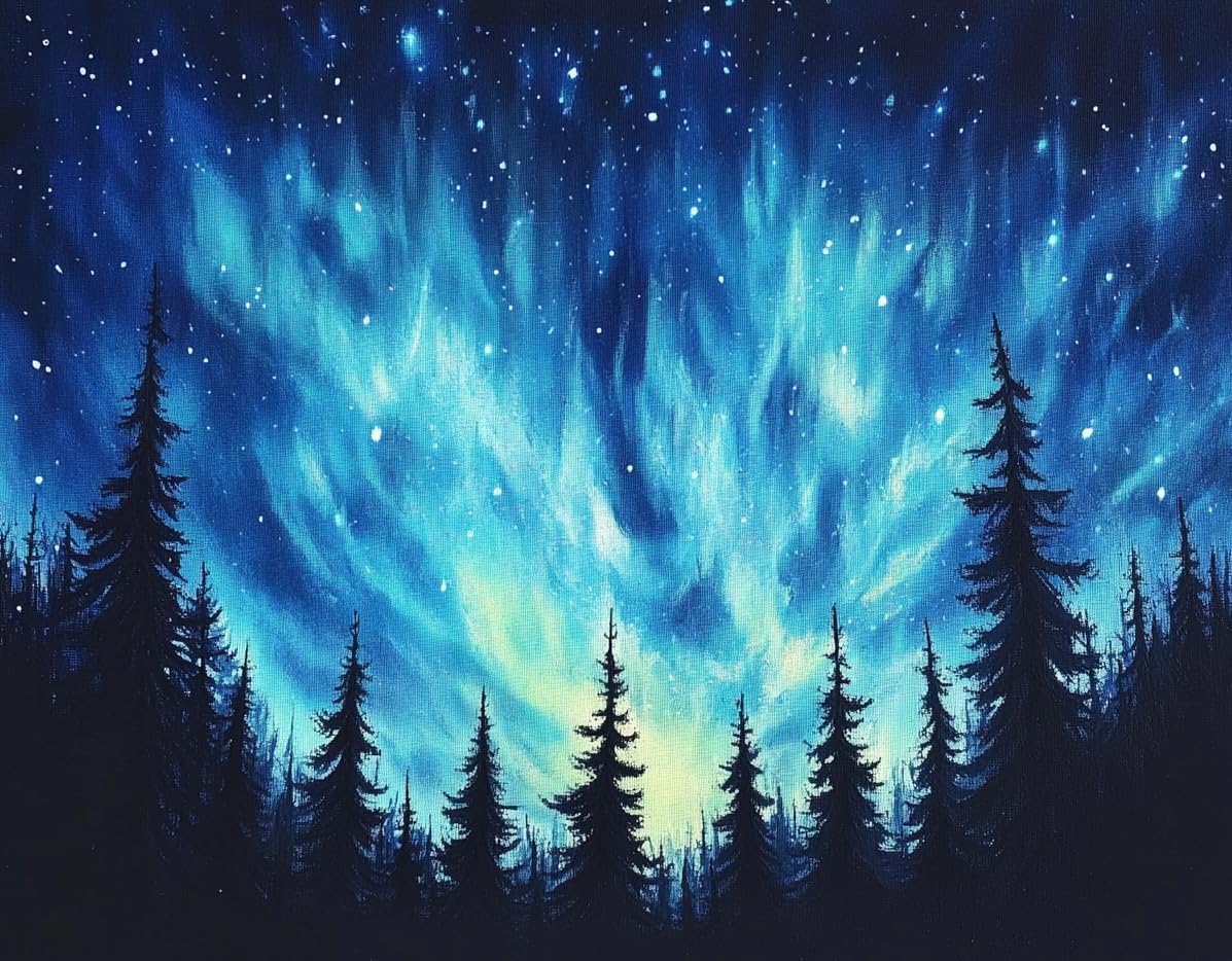 Walluminati Needlepoint Cross Stitch Kits, Arts Crafts Sewing Work Moving Train Cross-Stitch Stamped Kits11CT 3 Strands Pre-Printed Pattern Kits, Full Range of Starter Kits 16x20inch