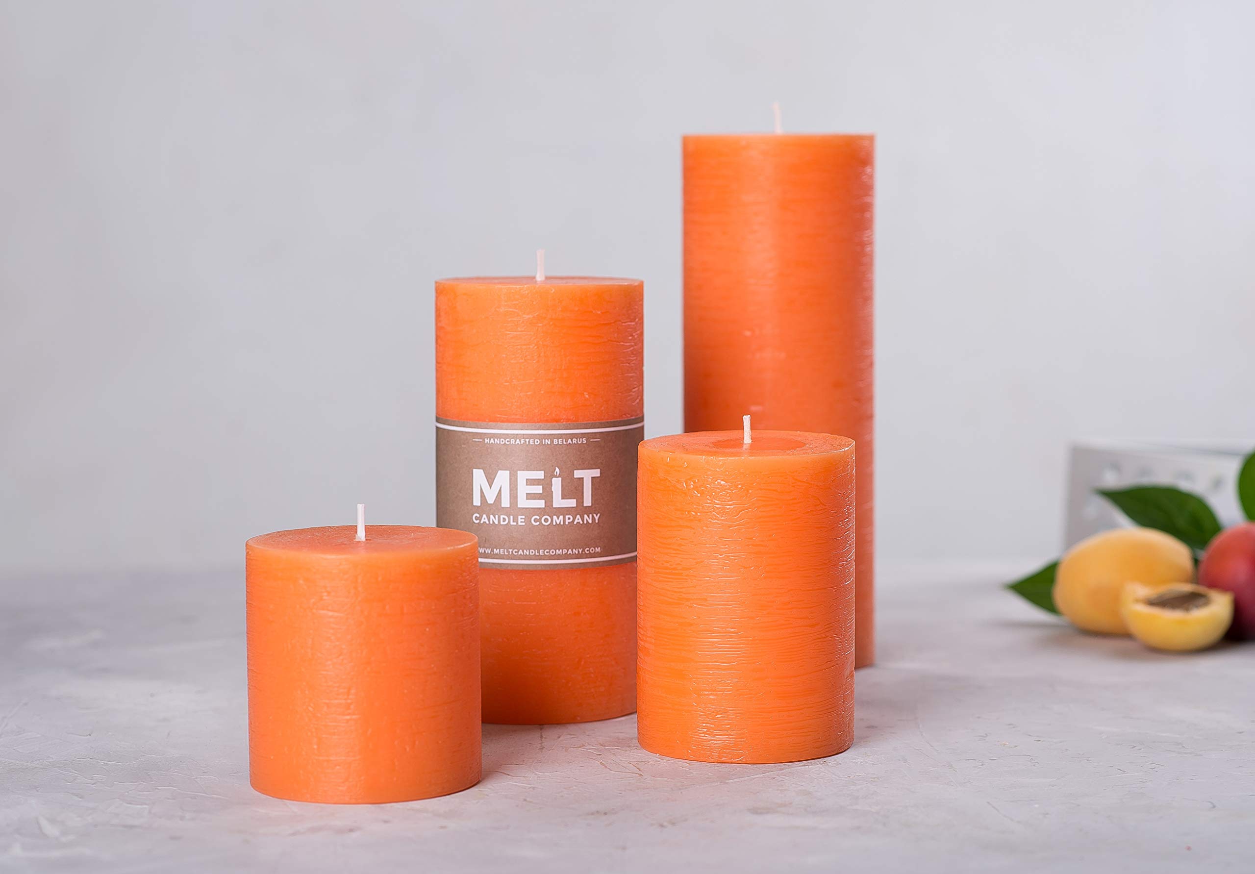 7インチ　ピラーキャンドル 3個 Amazon.co.jp: Melt Candle ピラーキャンドル 3個パック - 無香