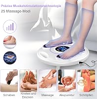 Creliver 300H Vérkeringés Stimulátor - EMS és TENS Lábmasszírozó Neuropátia és Fájdalomcsillapítás, Izomterápia, LCD Kijelző, 25 Mód, Távvez 2