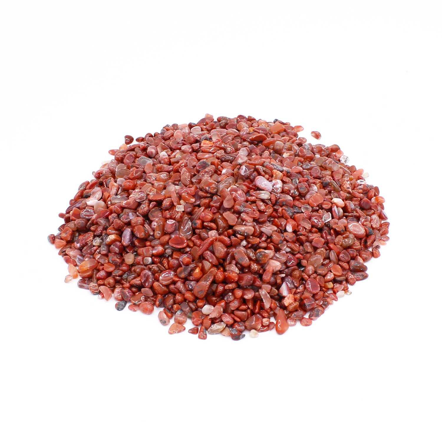 JARTC 1 OZ Garnet Small Tumbled Chips Crushed Stone Healing Reiki Crystal Jewelry Making Home Decoration Aquarium Décor Gravel — view 11