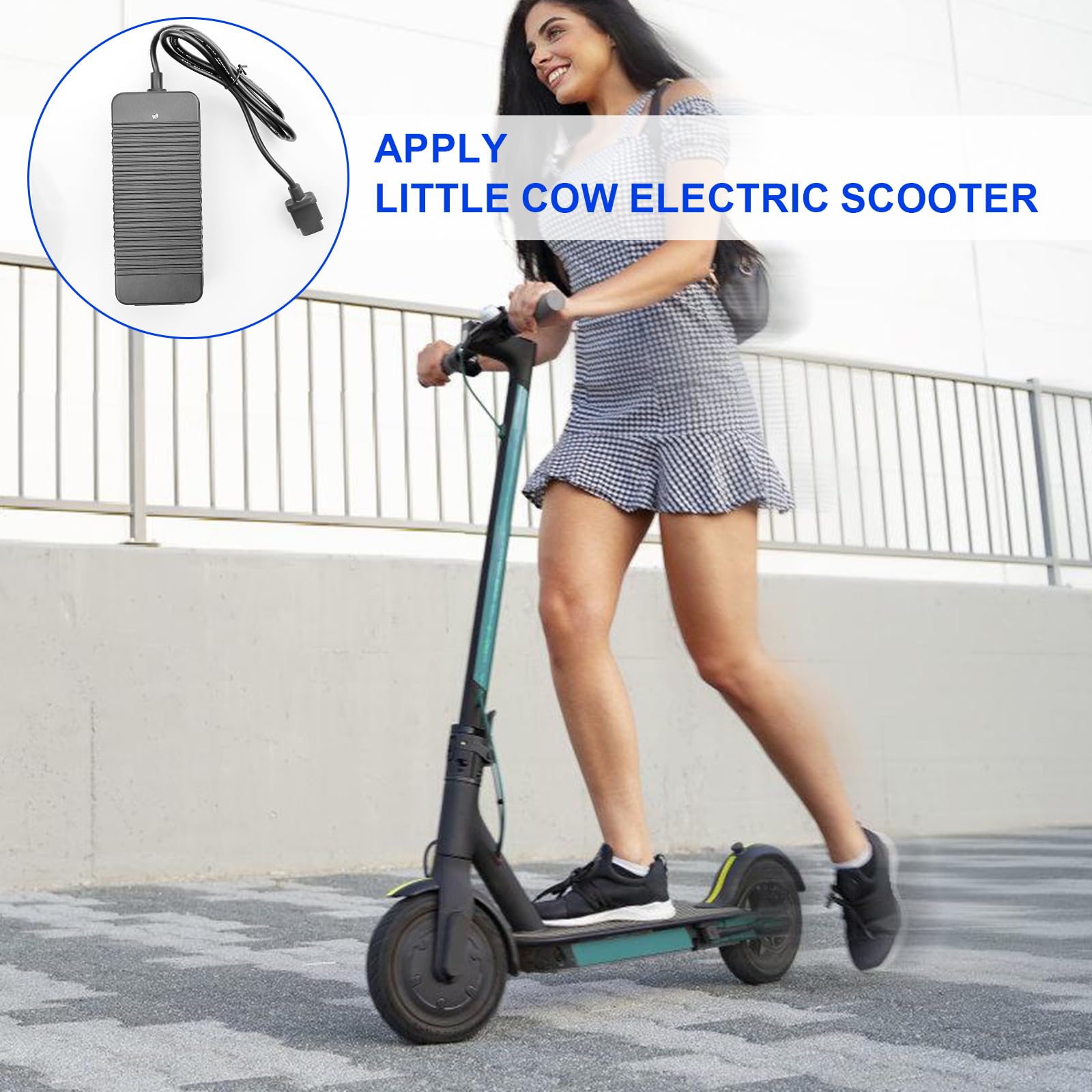 Chargeur de batterie 53,5 V 2 A pour scooter électrique NIU KQI2 KQI3, prise européenne pour scooter électrique KQi3 Pro/Max/Sport/KQi2 Pro, hoverboard, vélo électrique