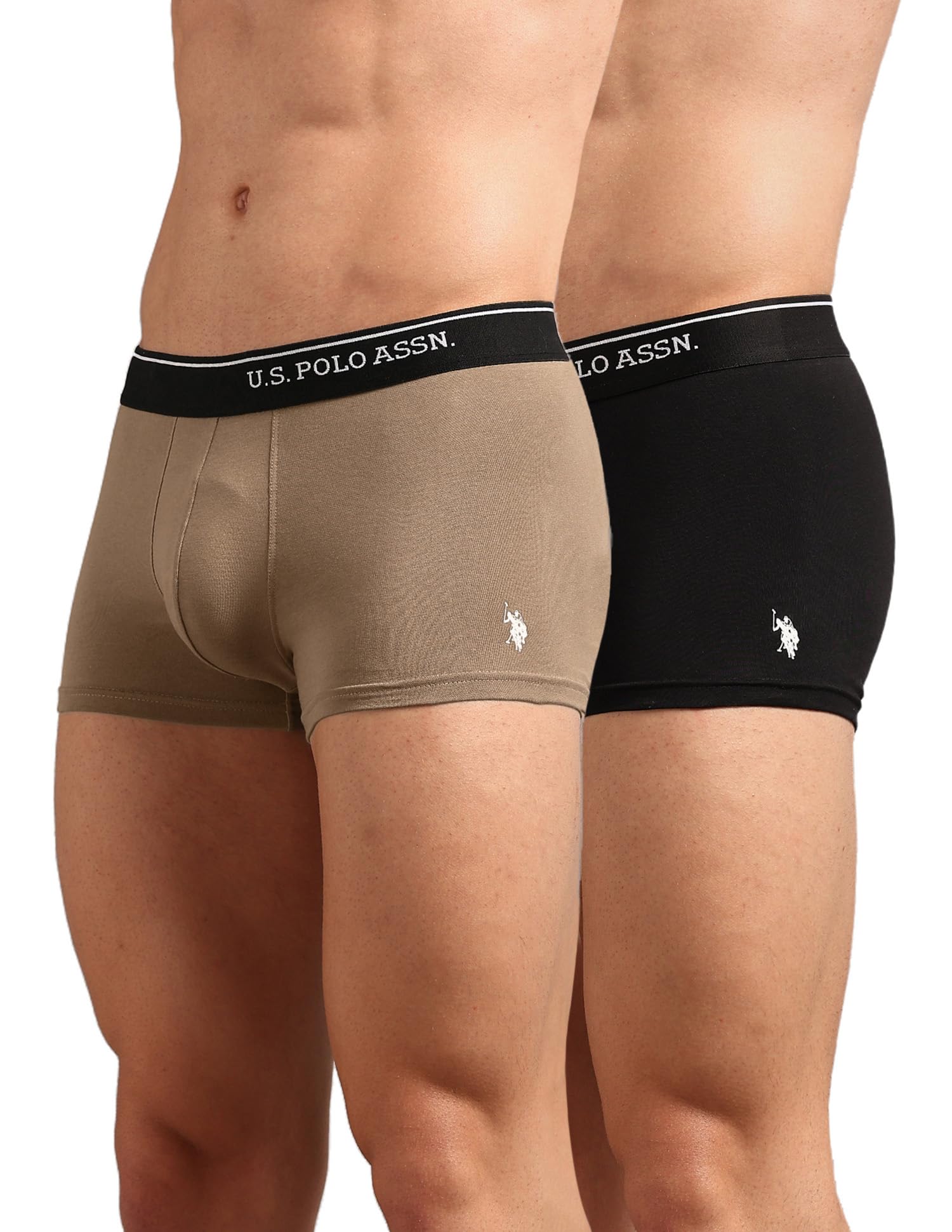 Men's OET18 Cotton Stretch Breathable Underwear Trunks - Pack of 2-image-27