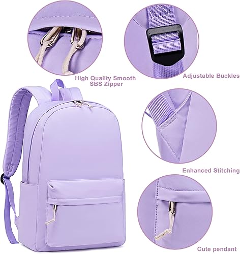Miniatura 9 de Bluboon Mochila para la escuela, mochila para niños, adolescentes y niñas, mochila para computadora portátil, regalos para mujeres