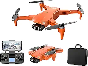 Drone Grande Lyzrc L900 PRO GPS 4K – Drone L900 Pro com Câmera Dupla, Wi-Fi 5GHz, Longo Alcance 1200m, Estabilização, Retorno Automático, Voo Inteligente (laranja)