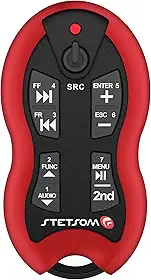 Controle Longa Distância Alcance Control SX2 16 Funções 500m Vermelho Com Receptor Stetsom - 20250-0