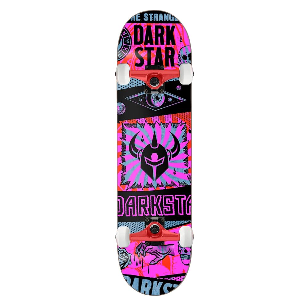 Amazon | Darkstar スケートボードアセンブリ 折りたたみ ピンク