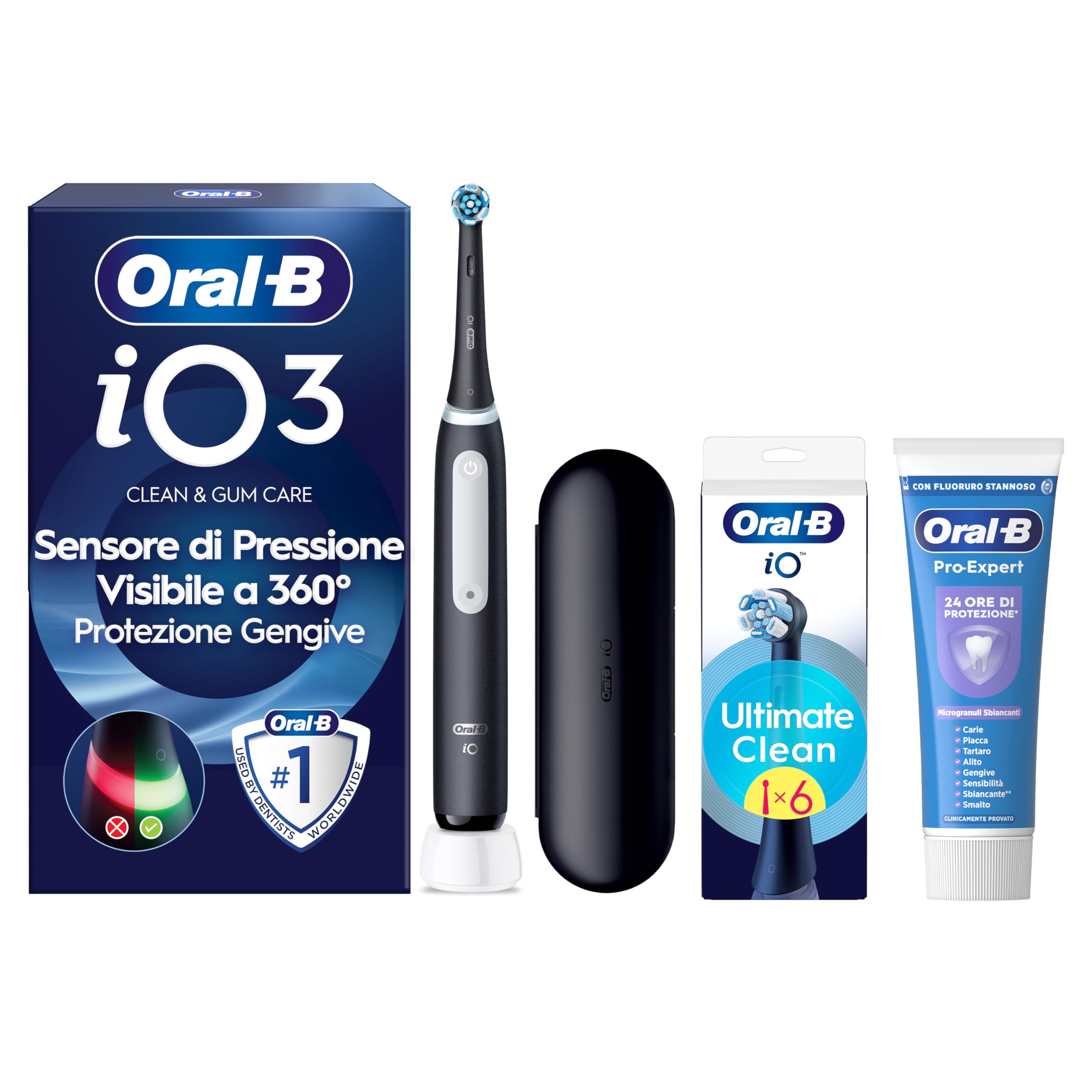 Oral B PW iO3 + PASTE new 5 + Refill 6CT Ultimate