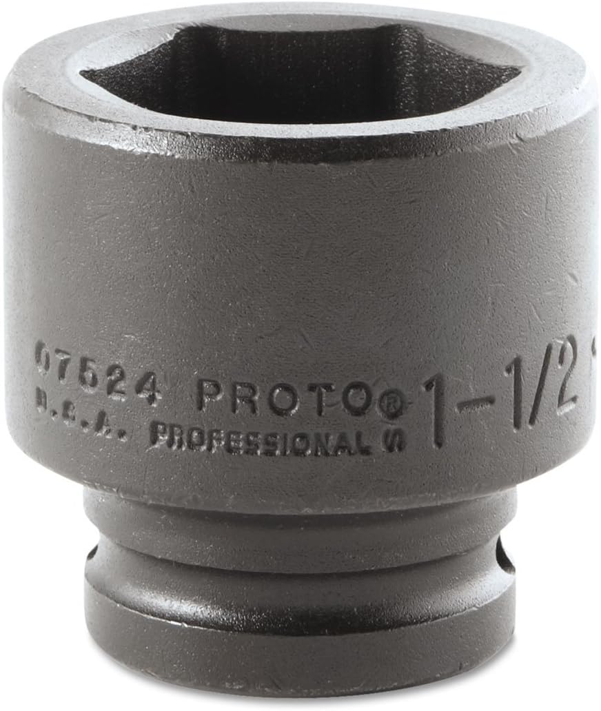 Proto Impct Skt,Steel,Blk Oxd,1 1/2 in (J07524)