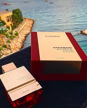 Amber Oud Rouge by Al Haramain for Men - 2 oz EDP Spray