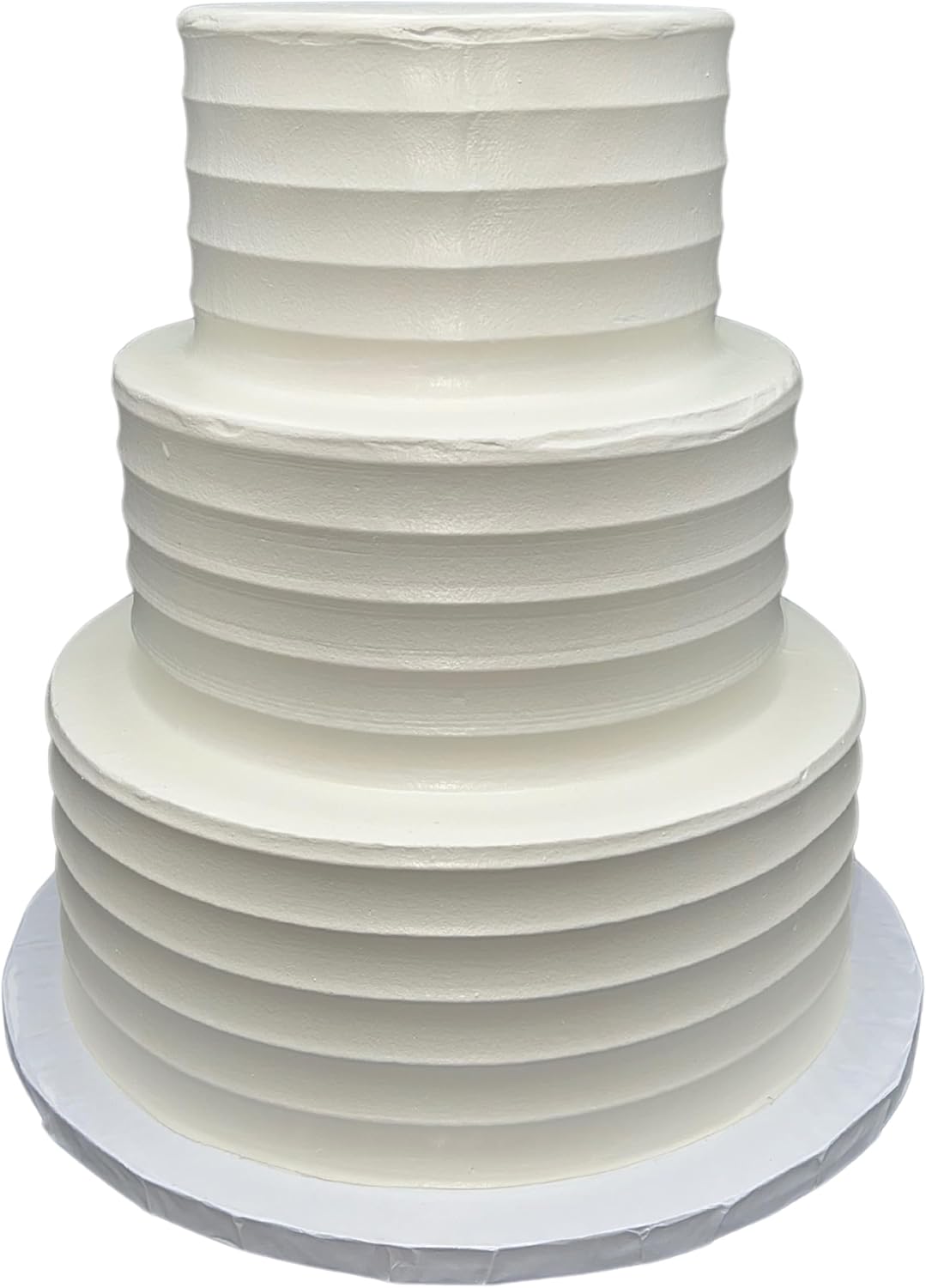 3 Tier Fake Cake - 12" Tall, 6"-8"-10" Tiers, Ready-to-Decorate, Perfect for Wedding Cake Toppers & Decorations - Lightweight, Reusable, Made in USA - Ideal for Event Planners & Bakers