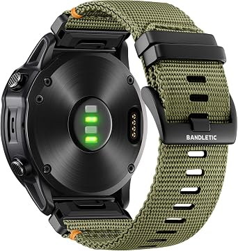 Bandletic 26mm Strap Compatible with Garmin Fenix 9/8 51mm/7X 6X 5X Strap